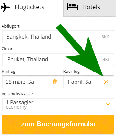 Bangkok-Phuket oneway flights booking!