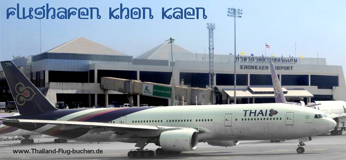 Khon Kaen Flughafen Thai Airways Flugzeug